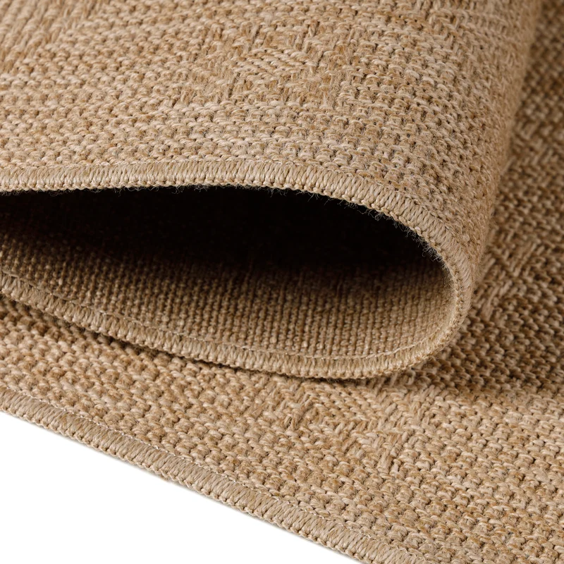 Carpettex Outdoor Teppich Wetterfest Flachgewebe Jute-Optik