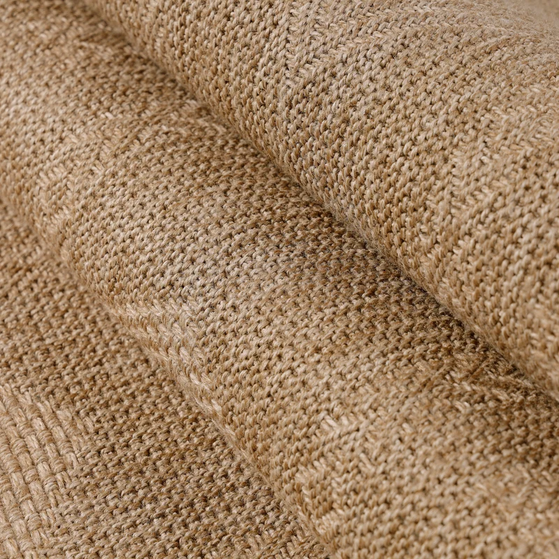 Carpettex Outdoor Teppich Wetterfest Flachgewebe Jute-Optik