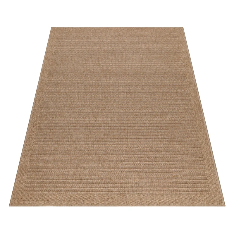 Carpettex Outdoor Teppich Wetterfest Flachgewebe Jute-Optik