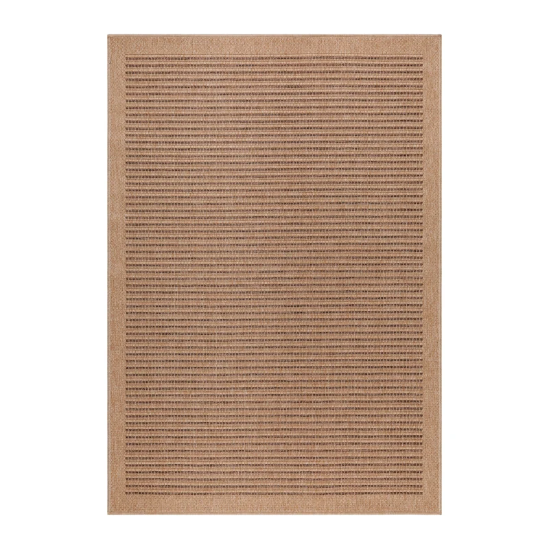 Carpettex Outdoor Teppich Wetterfest Flachgewebe Jute-Optik