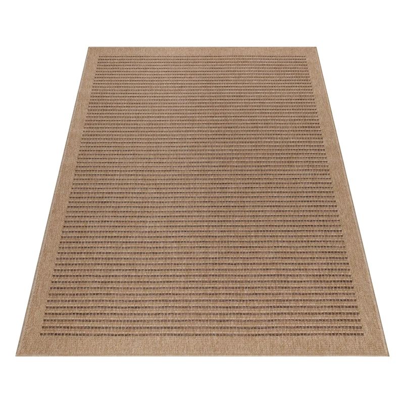 Carpettex Outdoor Teppich Wetterfest Flachgewebe Jute-Optik