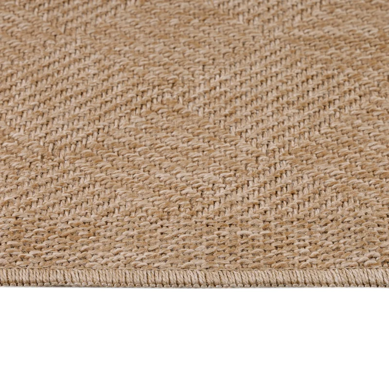 Carpettex Outdoor Teppich Wetterfest Flachgewebe Jute-Optik