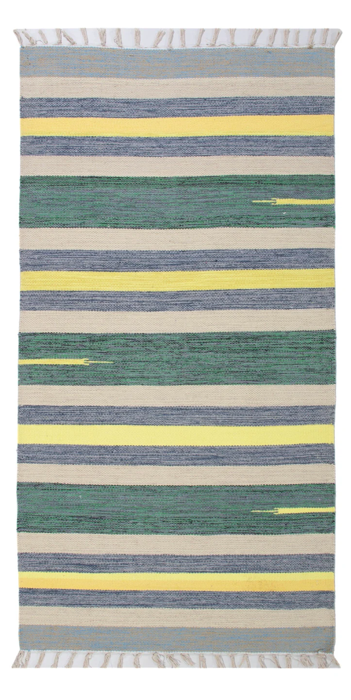 Kelim Modern Teppich 70x150cm - mehrfarbig