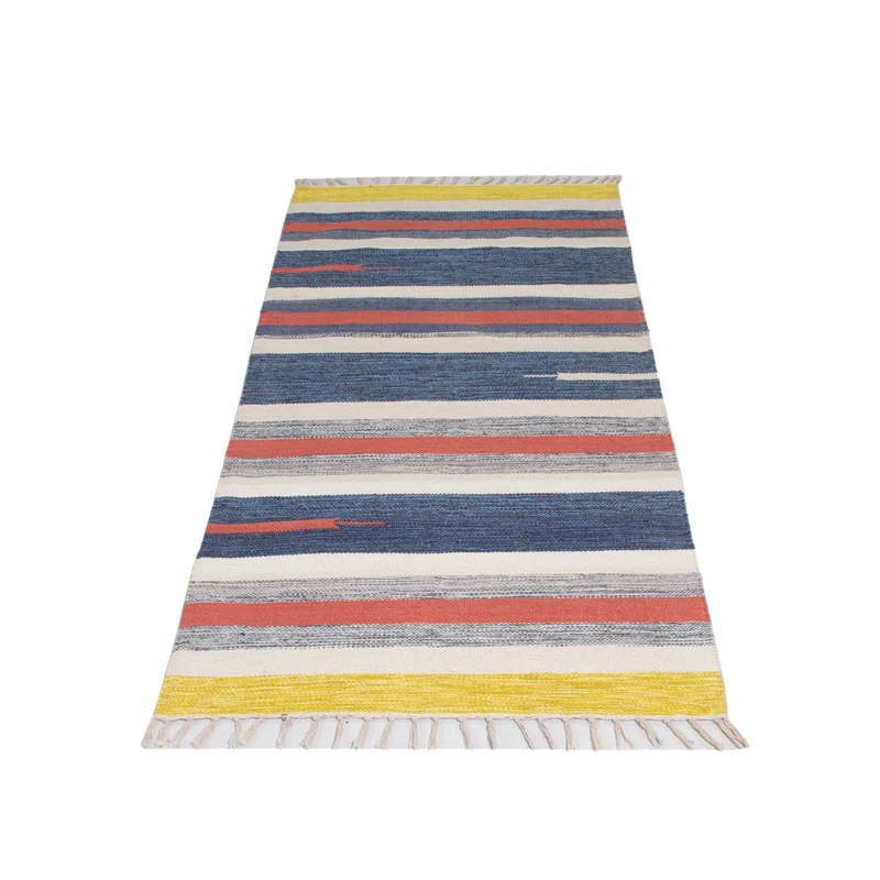 Kelim Modern Teppich 70x150cm - mehrfarbig
