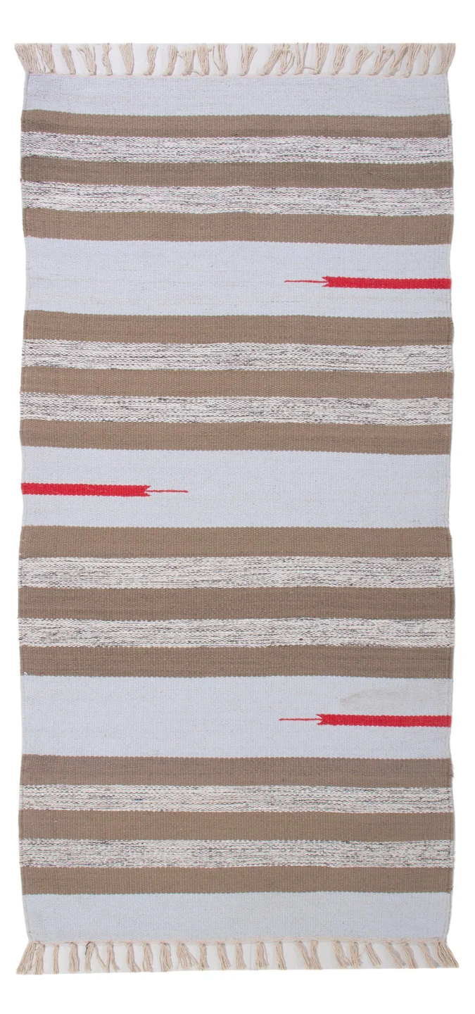 Kelim Modern Teppich 70x150cm - mehrfarbig