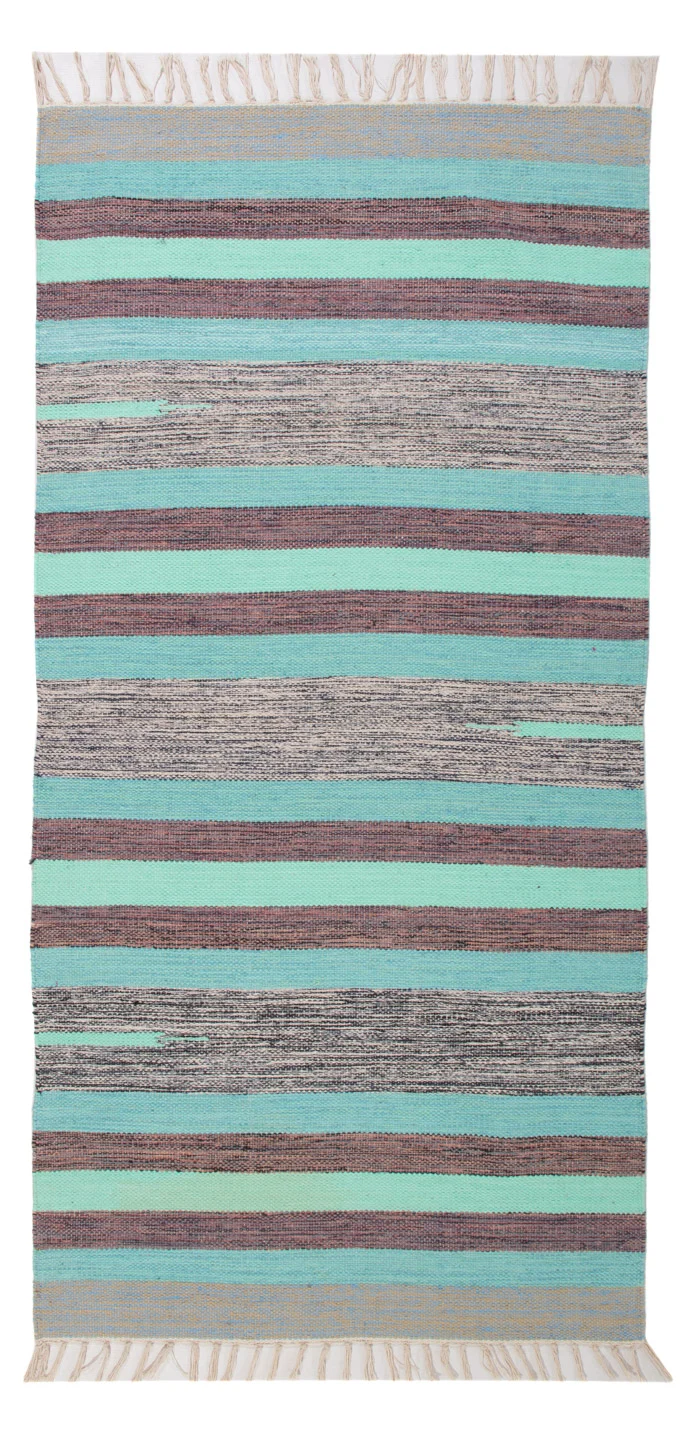 Kelim Modern Teppich 70x150cm - mehrfarbig