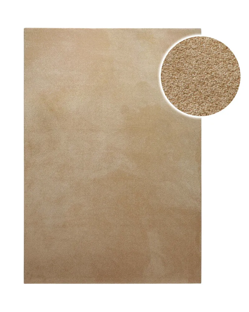 Kurzflorteppich Sand Beige "Freja" WECONhome Basics