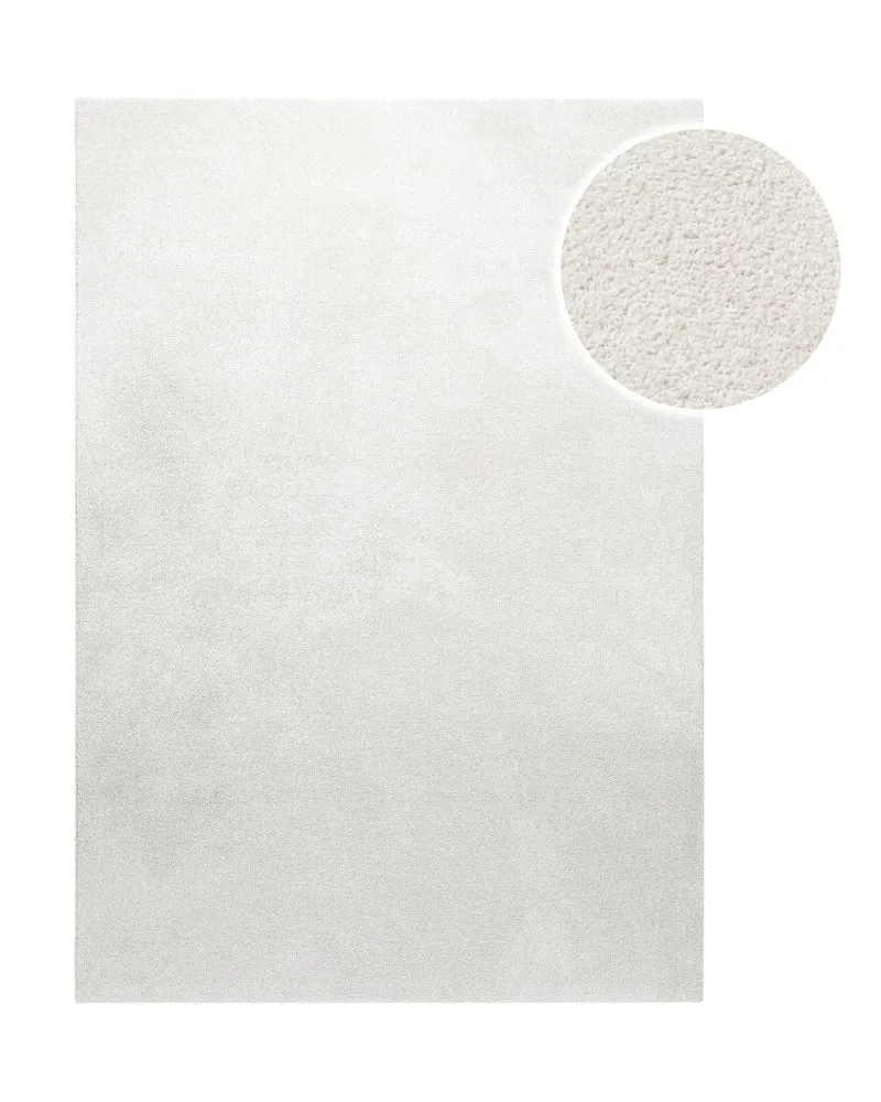 Kurzflorteppich Creme Weiß "Freja" WECONhome Basics