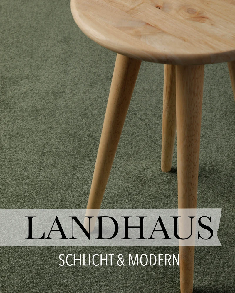 Kurzflorteppich Rund Laub Grün "Freja" WECONhome Basics
