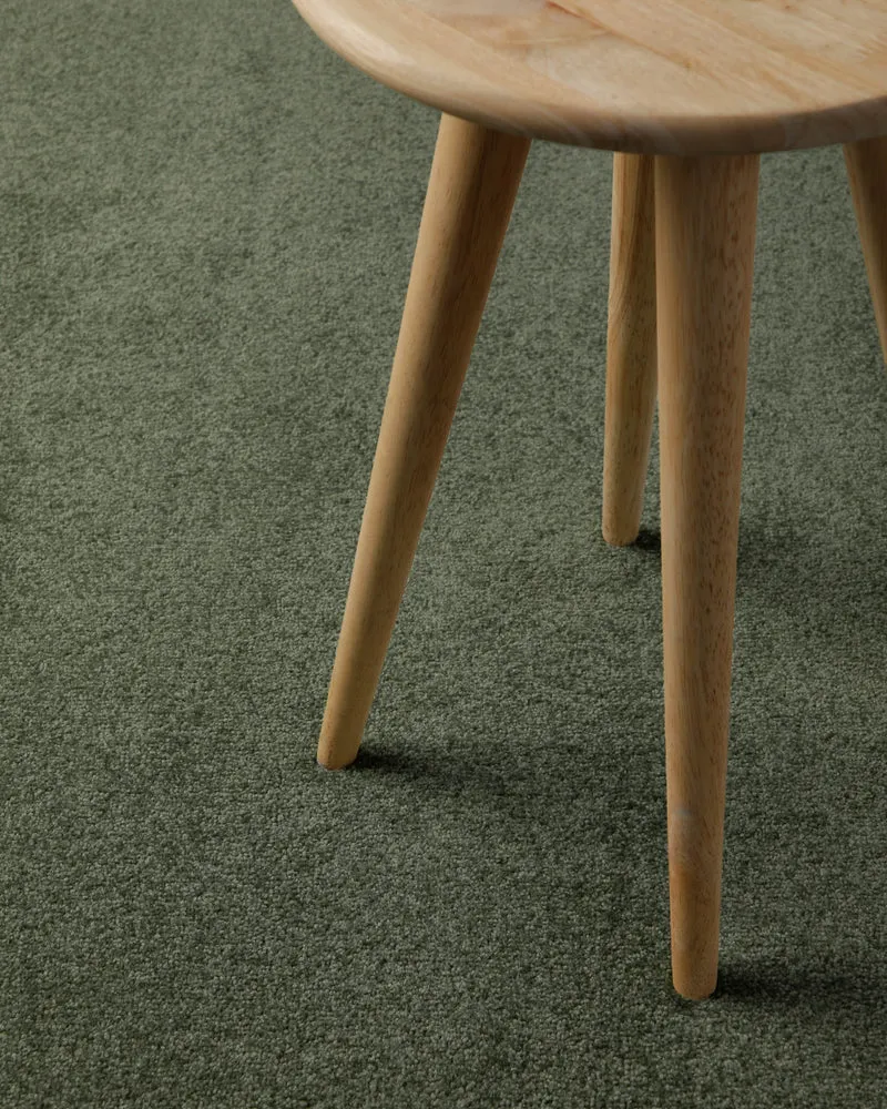 Kurzflorteppich Laub Grün "Freja" WECONhome Basics