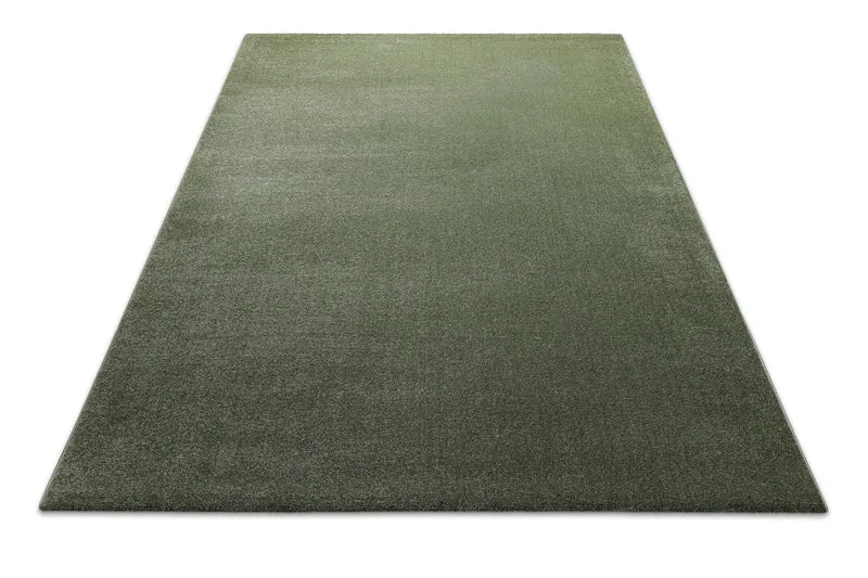 Kurzflorteppich Laub Grün "Freja" WECONhome Basics
