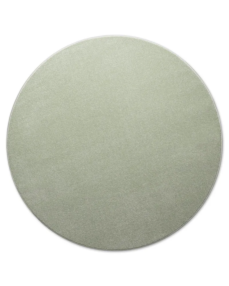 Kurzflorteppich Rund Licht Grün "Freja" WECONhome Basics