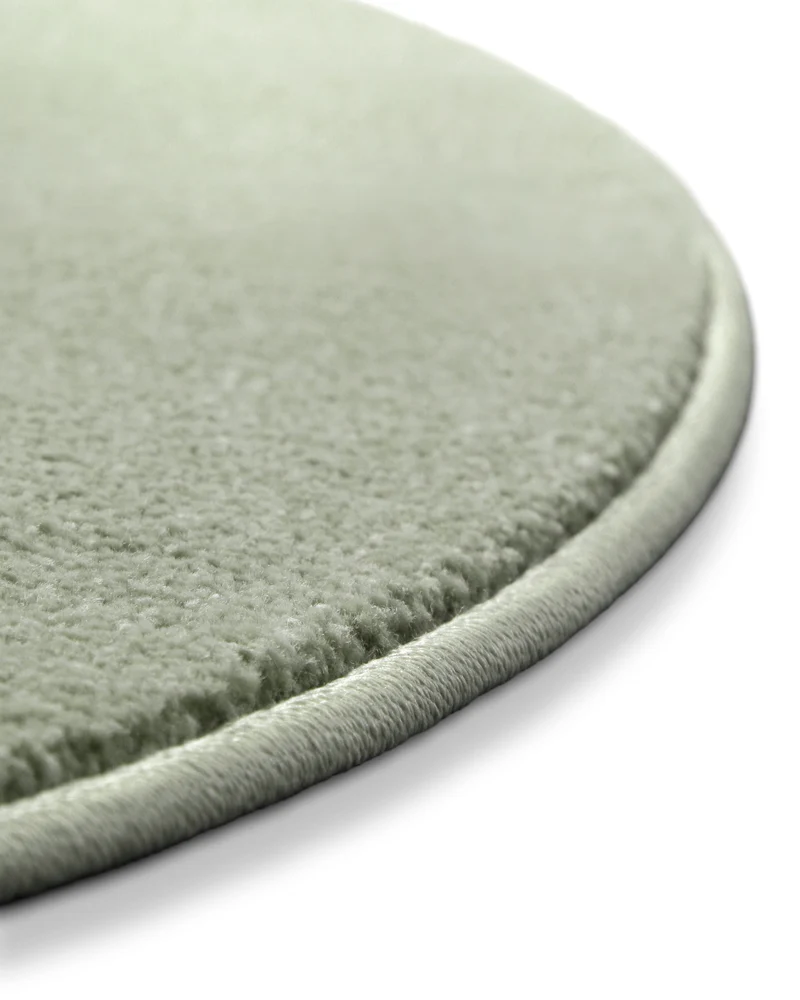 Kurzflorteppich Rund Licht Grün "Freja" WECONhome Basics