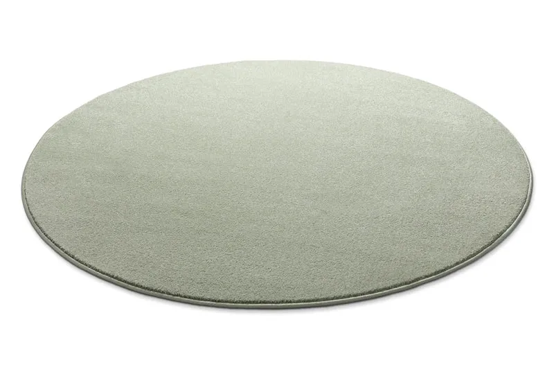 Kurzflorteppich Rund Licht Grün "Freja" WECONhome Basics