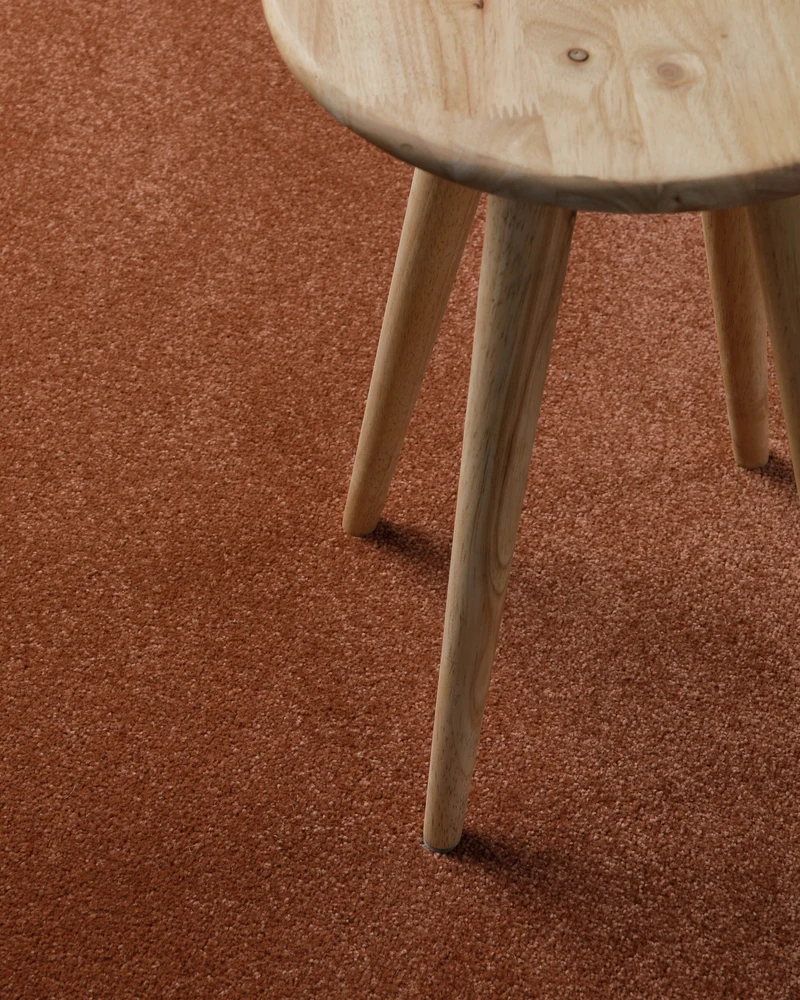 Kurzflorteppich Ziegel Rot "Freja" WECONhome Basics
