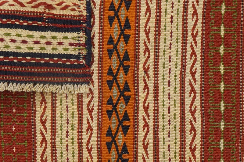 Kelim Kordi · Handgewebt – Bunt, 148x96 cm