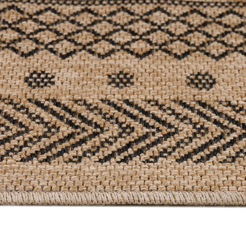 Carpettex Outdoor Teppich Wetterfest Flachgewebe Jute-Optik