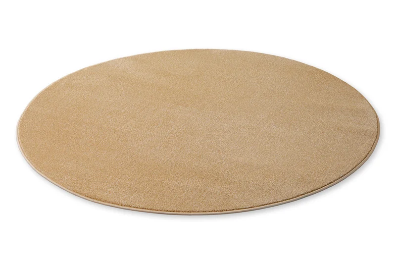 Esprit Kurzflorteppich Rund Sand Beige "Vegas"