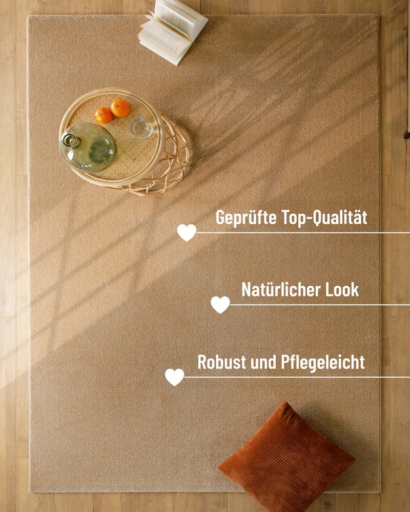 Esprit Kurzflorteppich Sand Beige "Vegas"