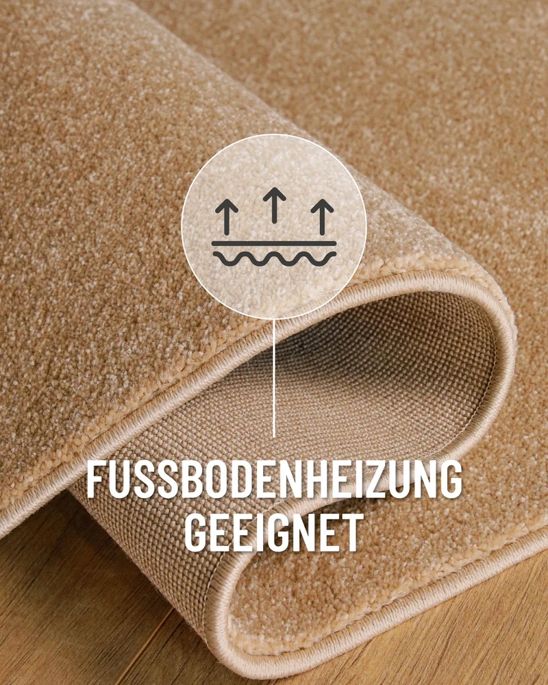 Esprit Kurzflorteppich Sand Beige "Vegas"