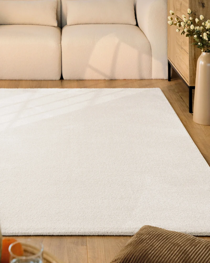 Esprit Kurzflorteppich Creme Weiß "Vegas"
