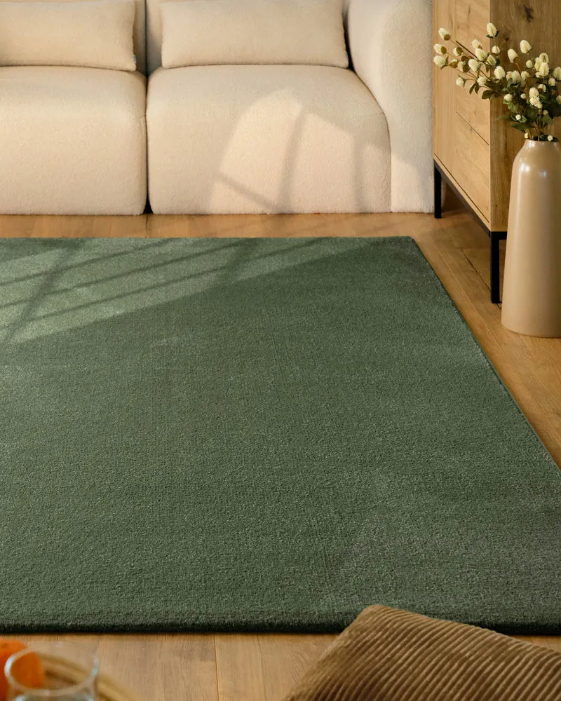 Esprit Kurzflorteppich Laub Grün "Vegas"