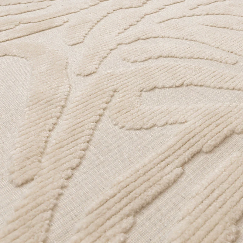 Waschbarer Teppich - Dunya Zebra Weiß