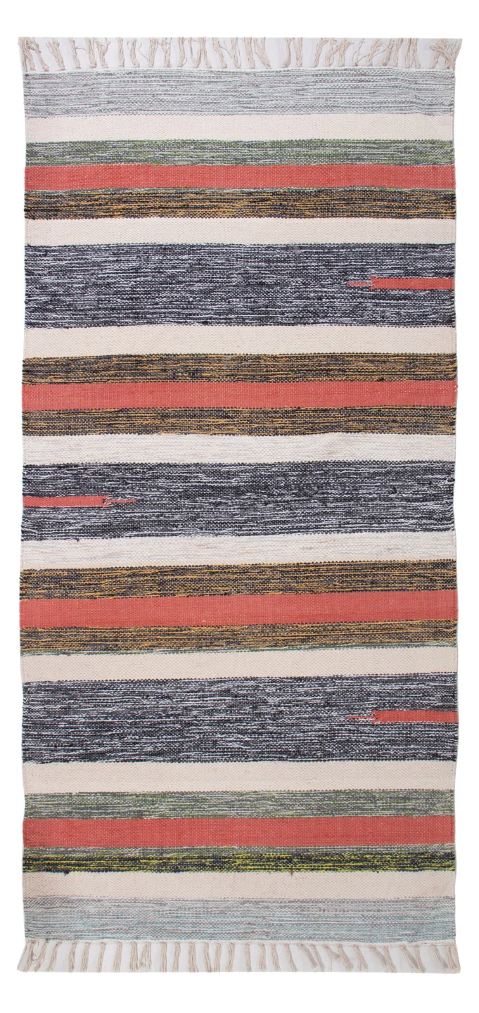 Kelim Modern Teppich 70x150cm - mehrfarbig