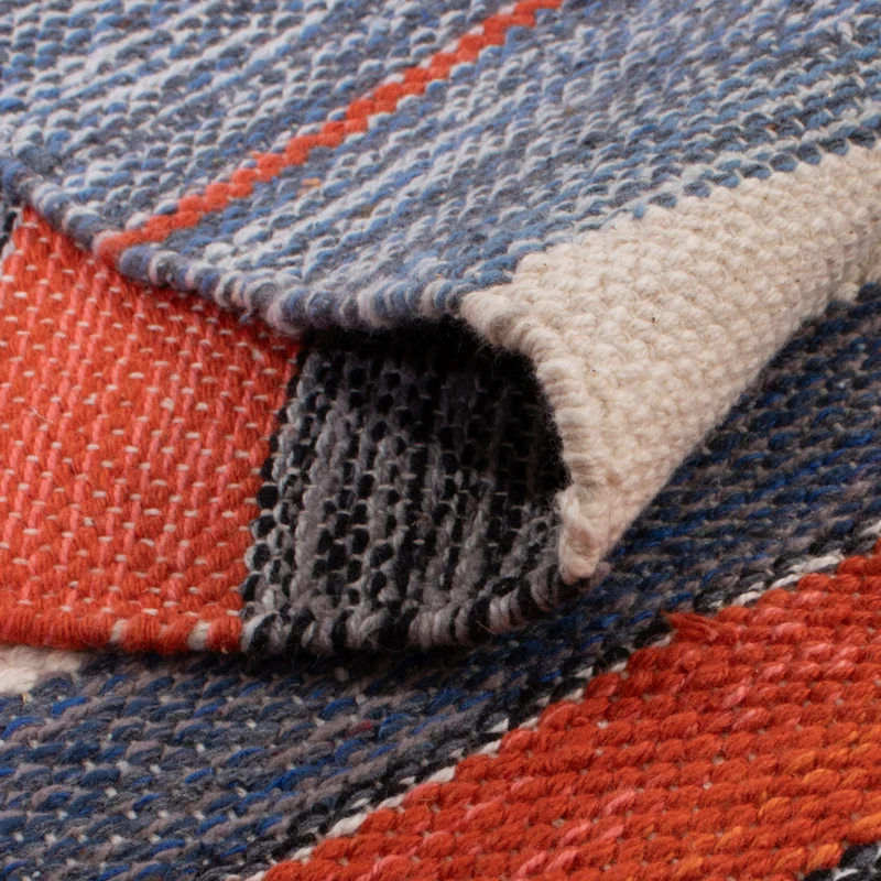Kelim Modern Teppich 70x150cm - mehrfarbig