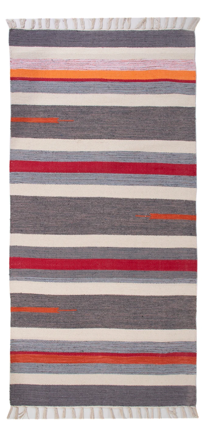 Kelim Modern Teppich 70x150cm - mehrfarbig
