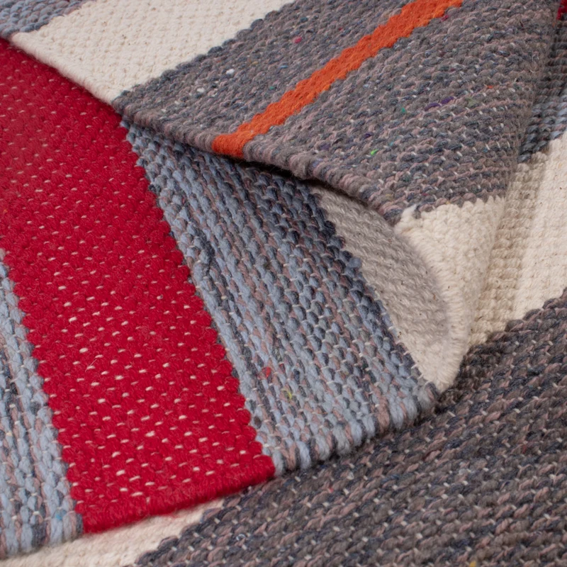 Kelim Modern Teppich 70x150cm - mehrfarbig