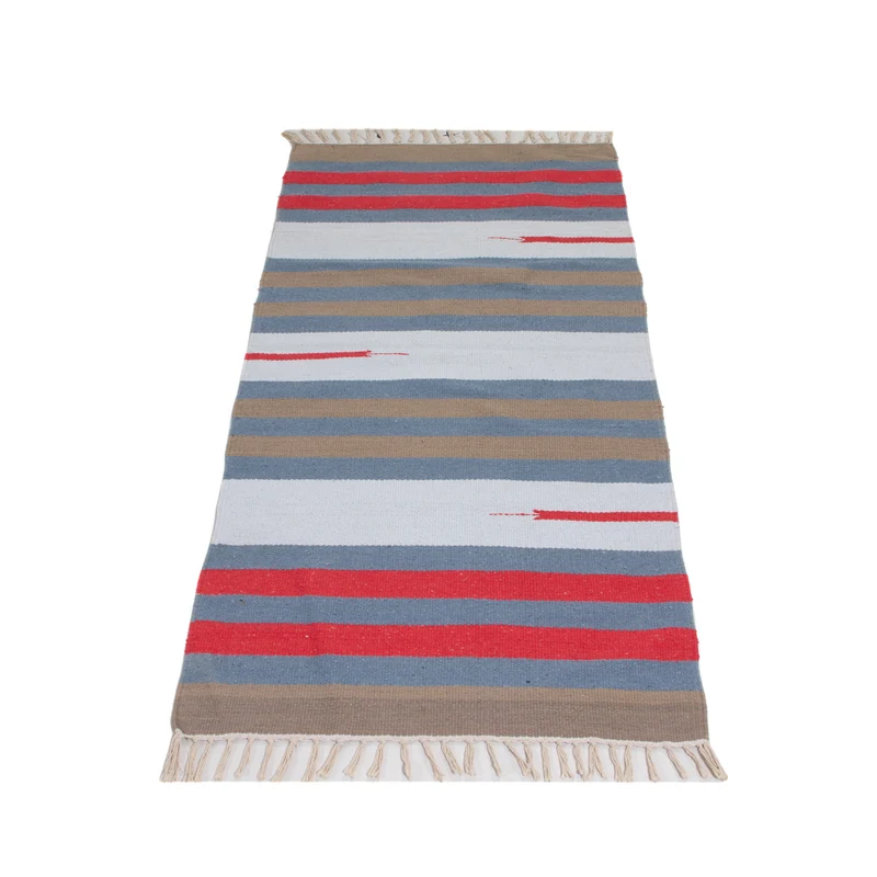 Kelim Modern Teppich 70x150cm - mehrfarbig