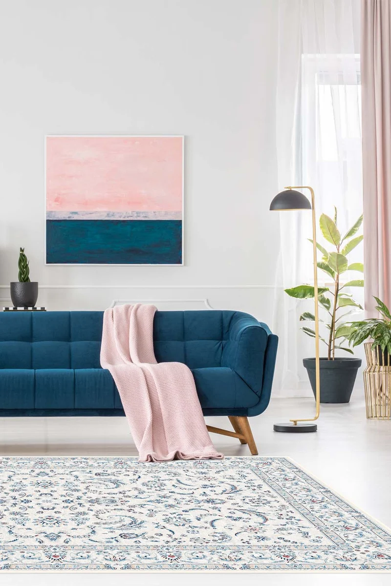 Kantiss Blau Teppich