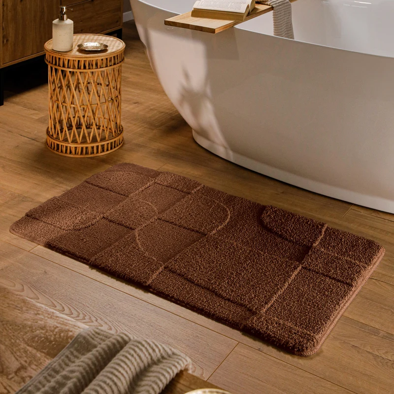 Badteppich Nuss Braun "Davie" WECONhome
