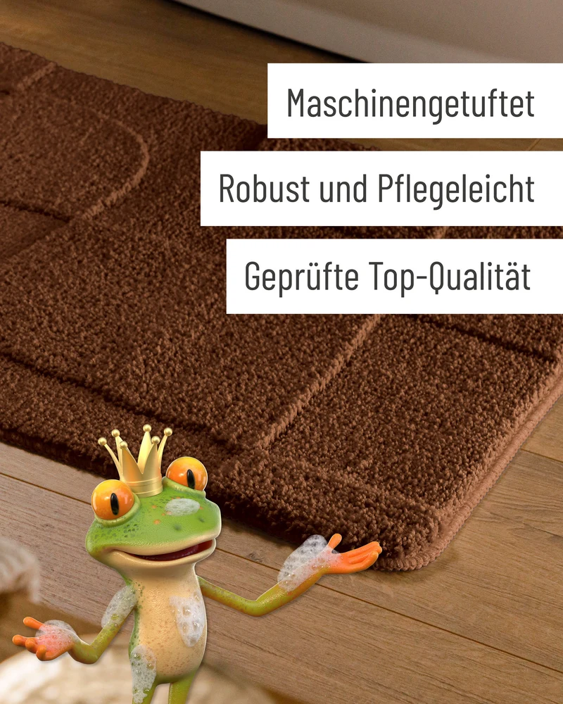 Badteppich Nuss Braun "Davie" WECONhome