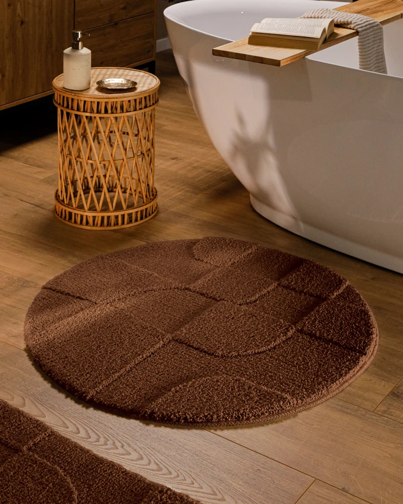 Badteppich Nuss Braun "Davie" WECONhome