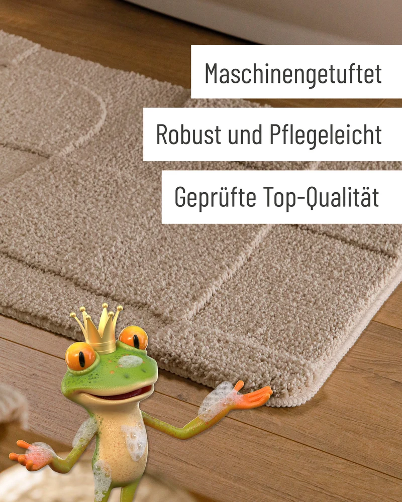 Badteppich Sand Beige "Davie" WECONhome