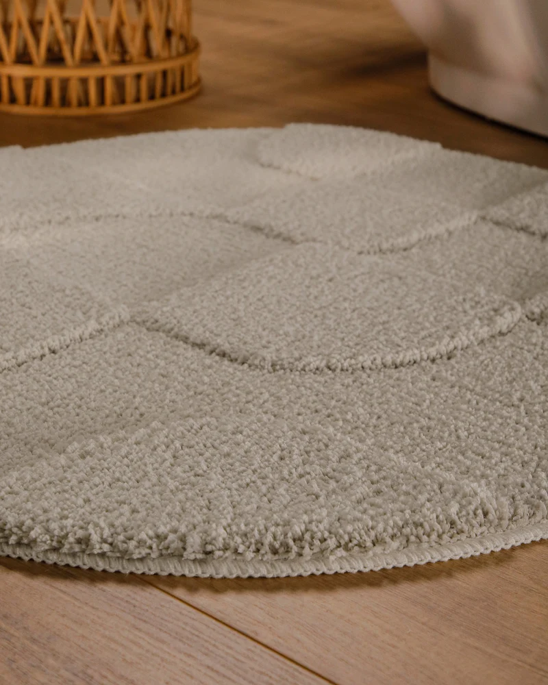 Badteppich Seiden Grau "Davie" WECONhome