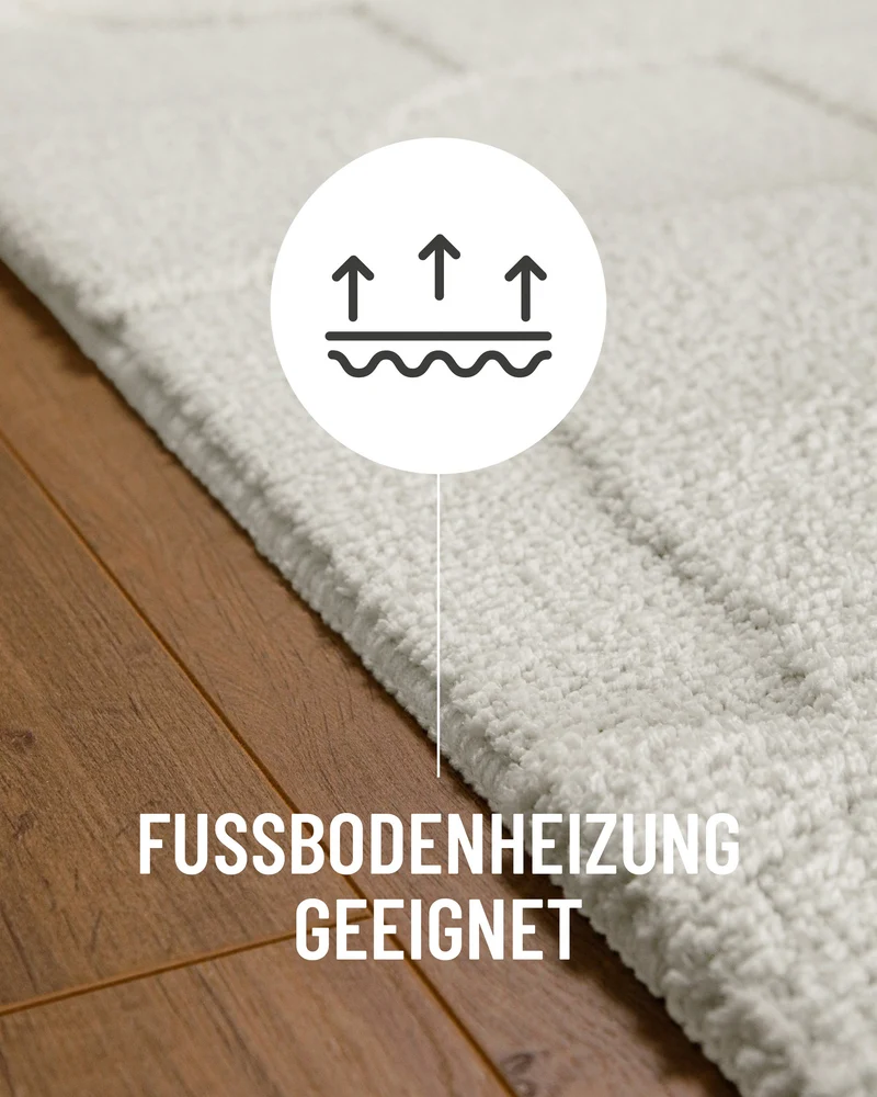 Badteppich Weiß "Davie" WECONhome
