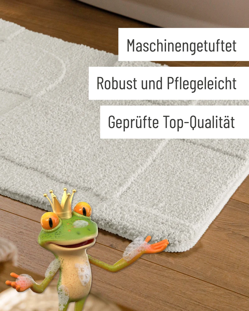 Badteppich Weiß "Davie" WECONhome