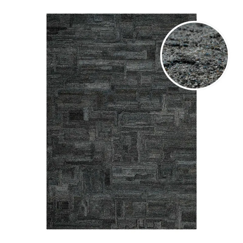 Kurzflor Teppich Blau Grau "Hamptons FORTYTWO" WECONhome