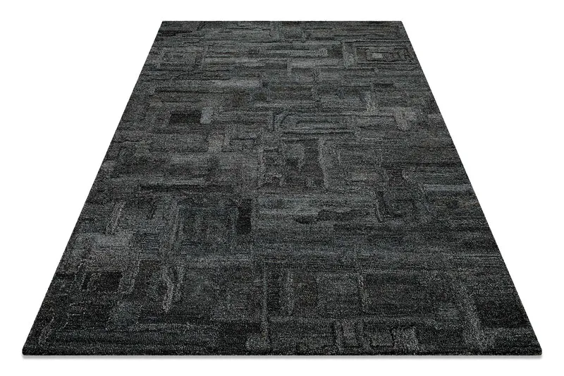 Kurzflor Teppich Blau Grau "Hamptons FORTYTWO" WECONhome