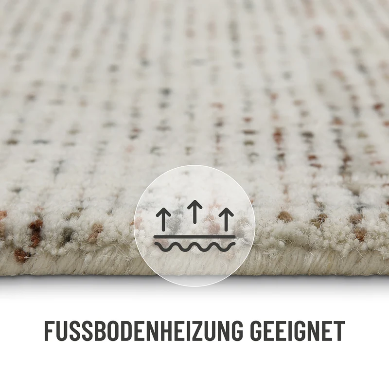Kurzflor Teppich Rund Multi Pastell "Hamptons THIRTYTWO" WECONhome