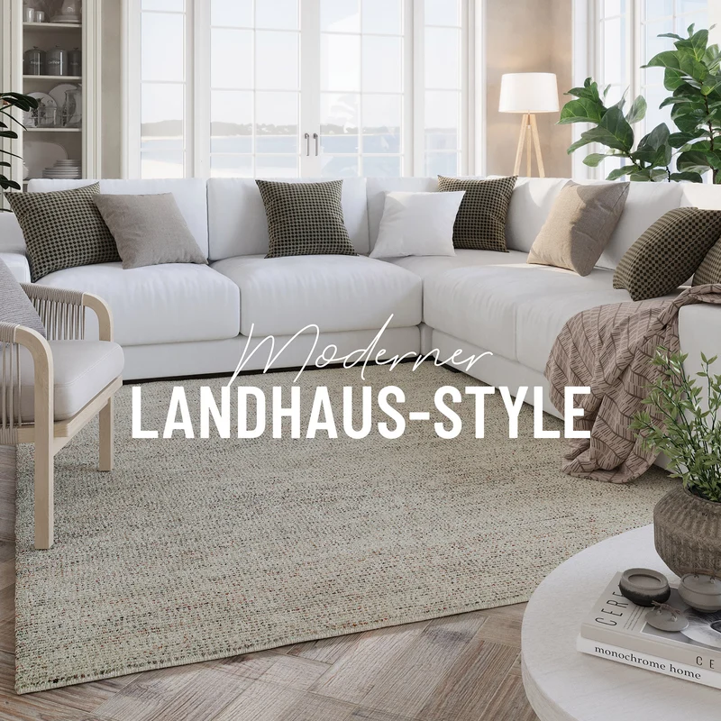 Kurzflor Teppich Multi Pastell "Hamptons THIRTYTWO" WECONhome