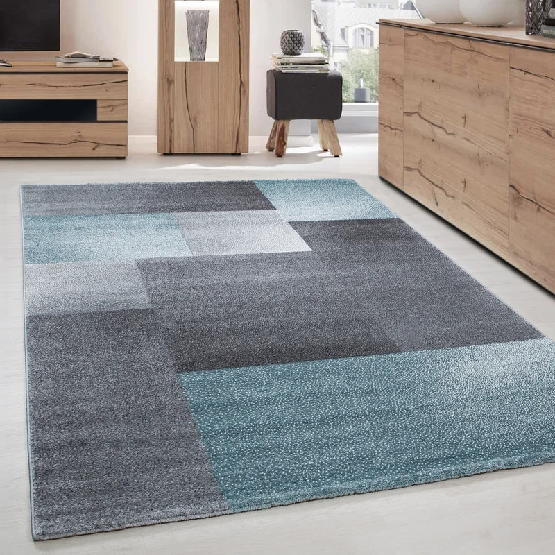 Carpettex Kurzflor Teppich Modernes Muster Pflegeleicht