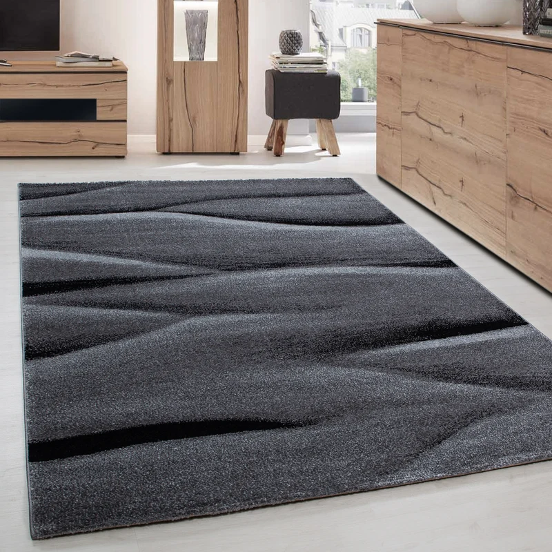 Carpettex Kurzflor Teppich Modernes Muster Pflegeleicht