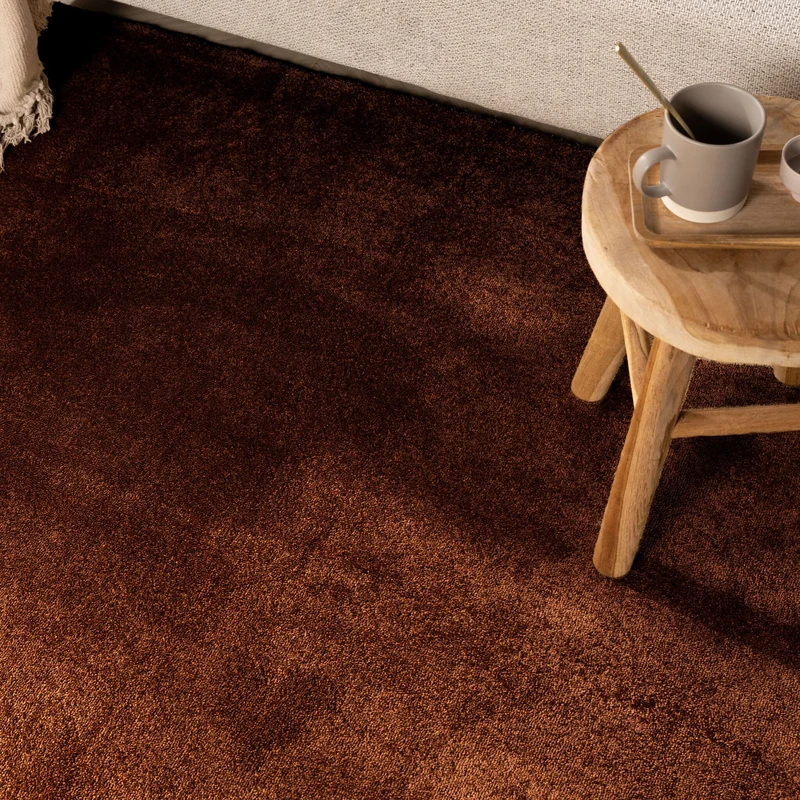 Waschbarer Teppich - Clean Kupfer