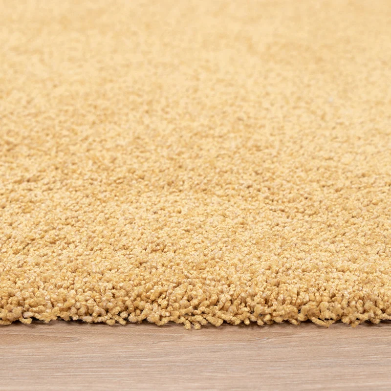 Waschbarer Teppich - Clean Ockergelb