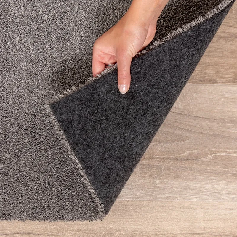 Waschbarer Teppich - Clean Dunkelgrau