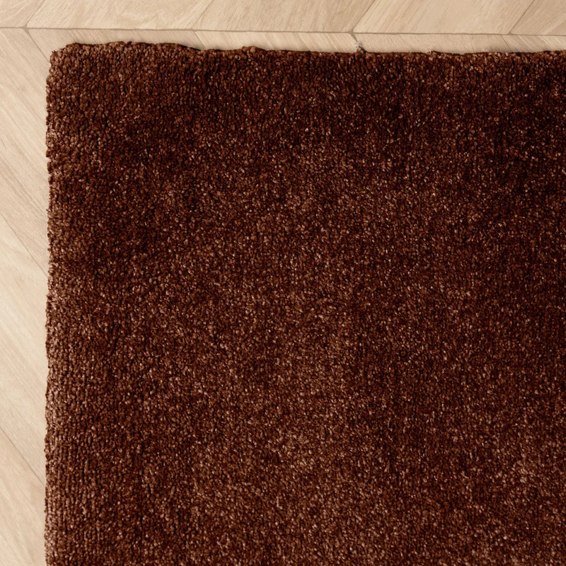 Waschbarer Teppich - Clean Dunkelbraun